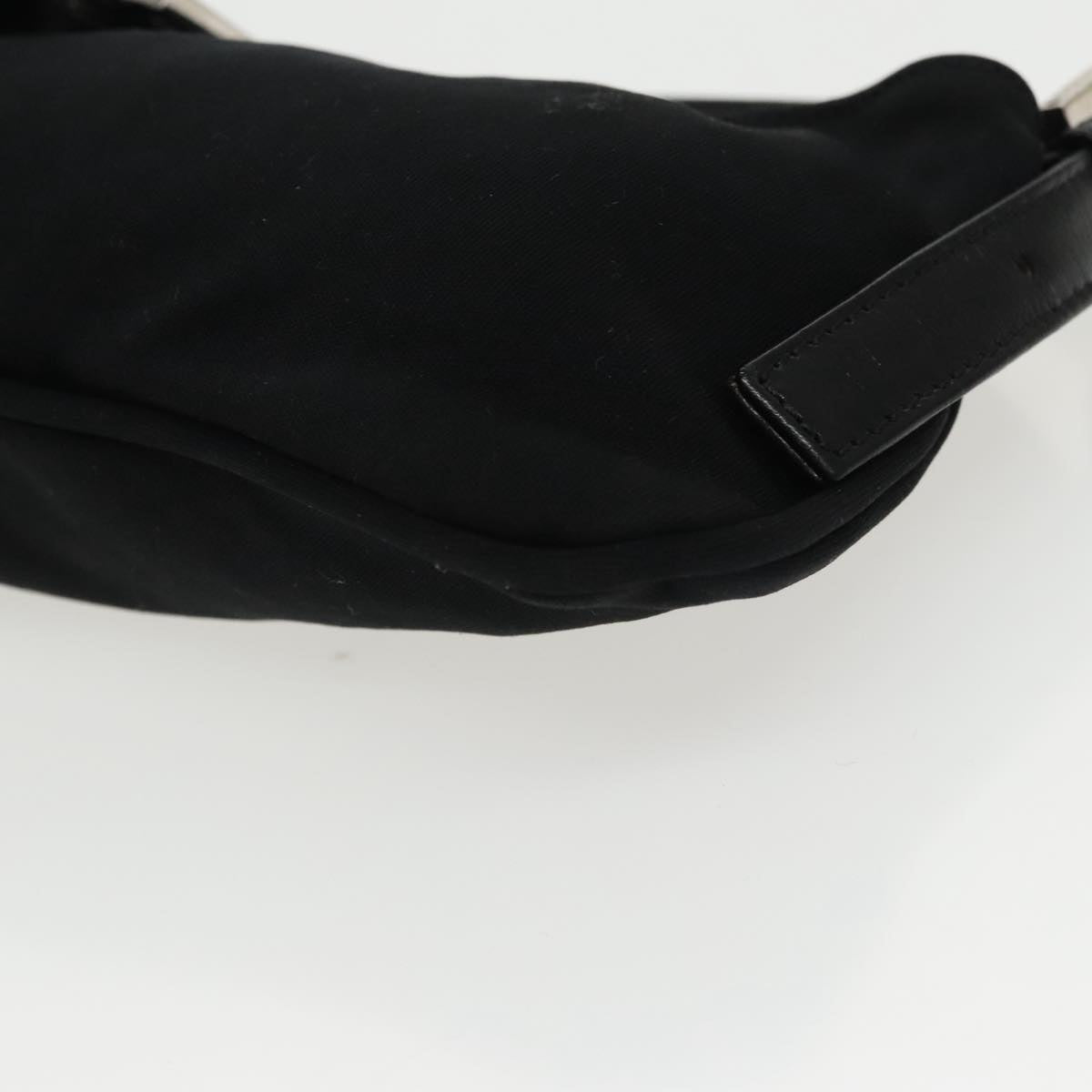 FENDI Shoulder Bag Nylon Black Silver ep6065