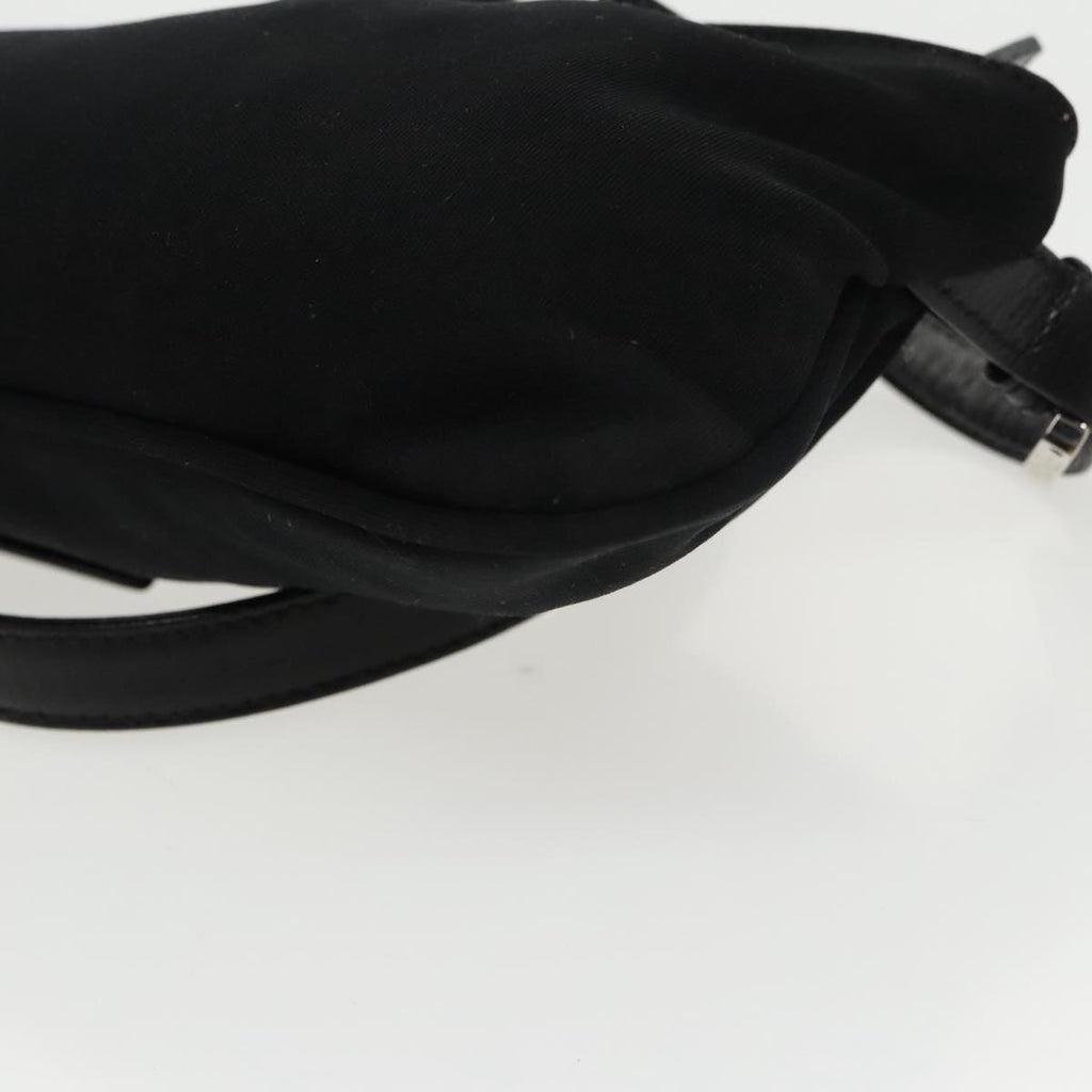 FENDI Shoulder Bag Nylon Black Silver ep6065