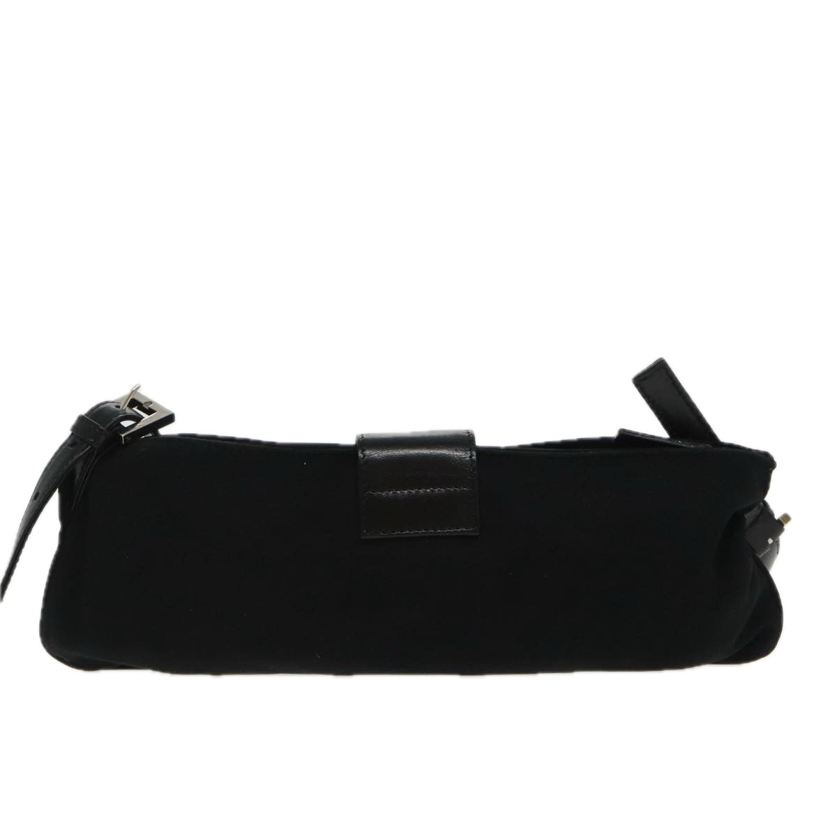 FENDI Shoulder Bag Nylon Black Silver ep6065