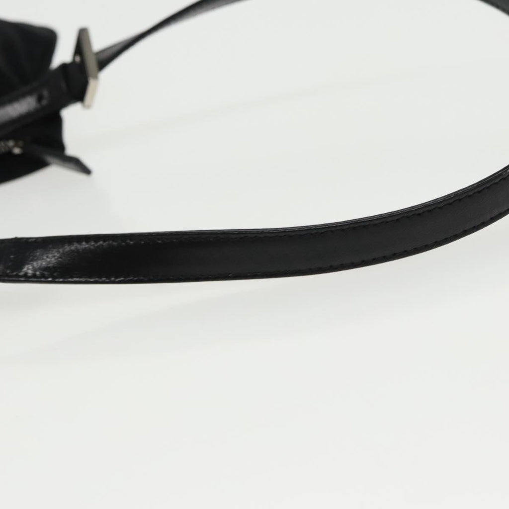 FENDI Shoulder Bag Nylon Black Silver ep6065