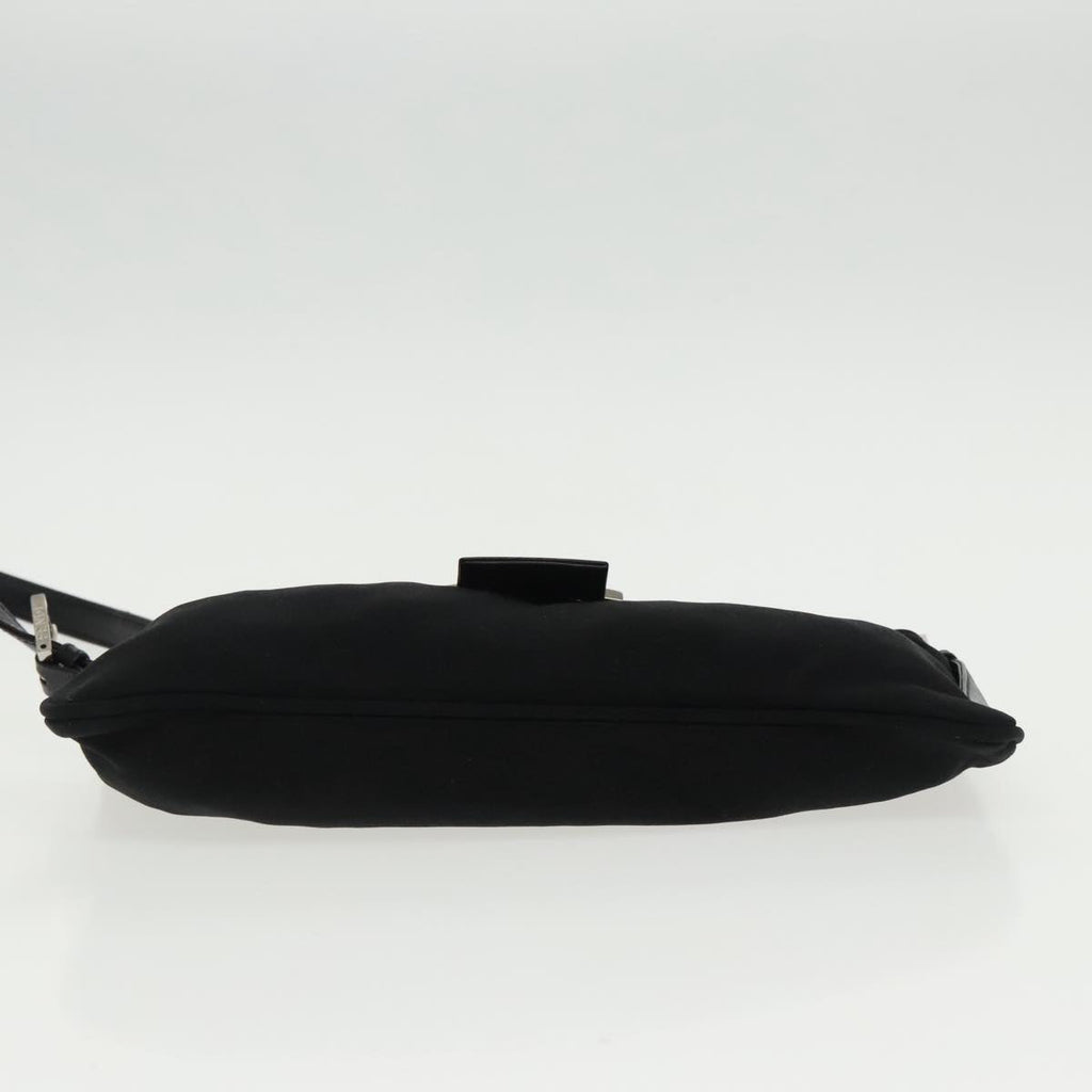 FENDI Shoulder Bag Nylon Black Silver ep6065