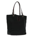 FENDI Hand Bag Nylon Black Silver ep6196