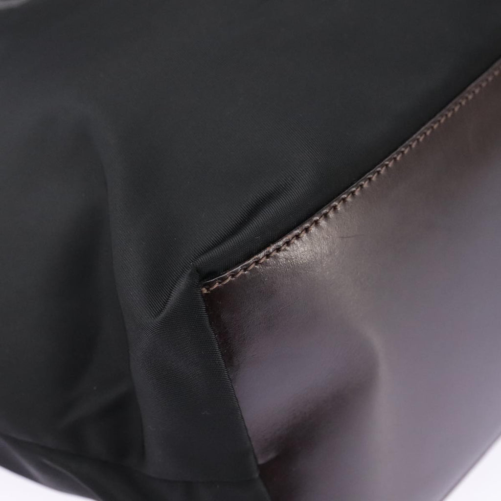 FENDI Hand Bag Nylon Black ep6199