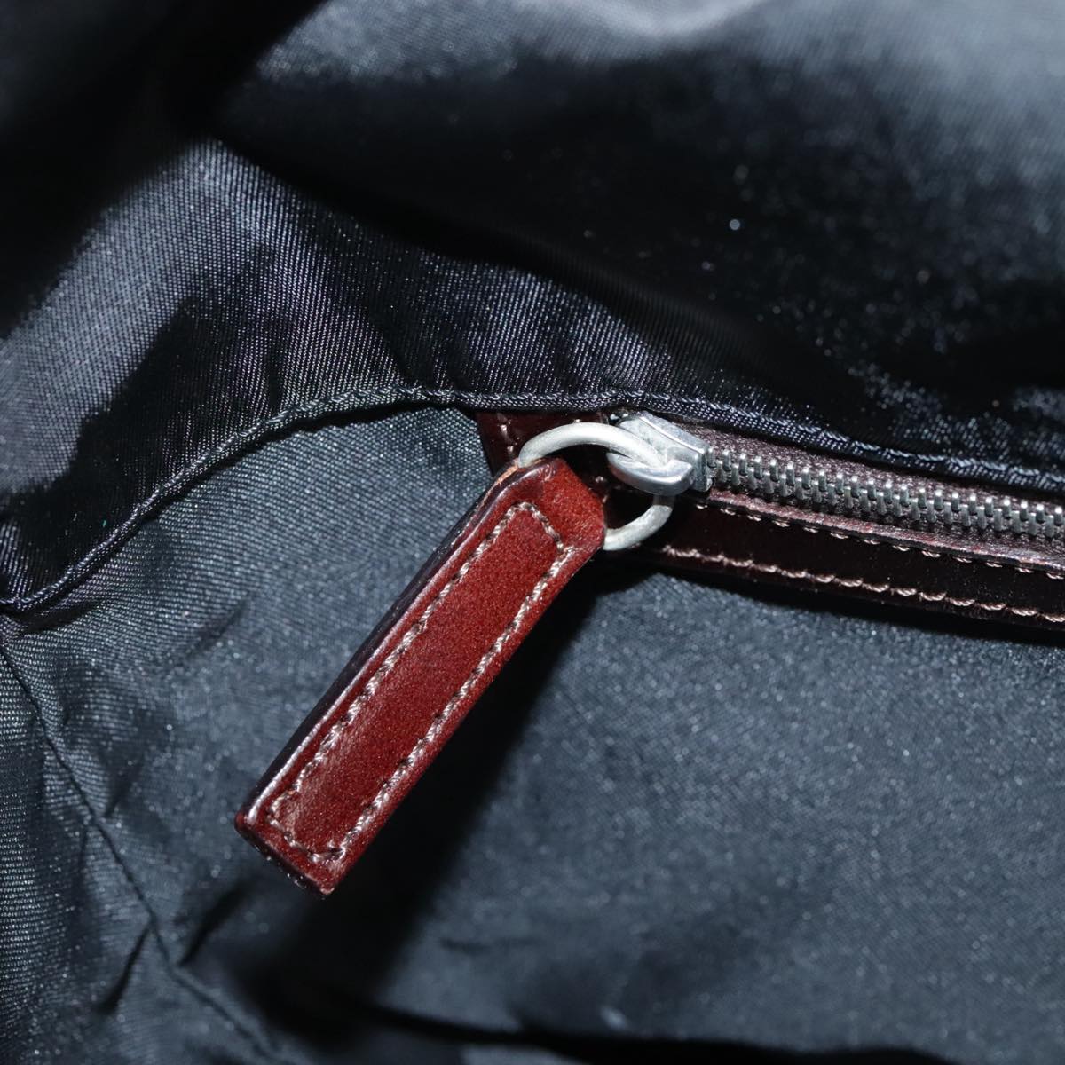 FENDI Hand Bag Nylon Black ep6199