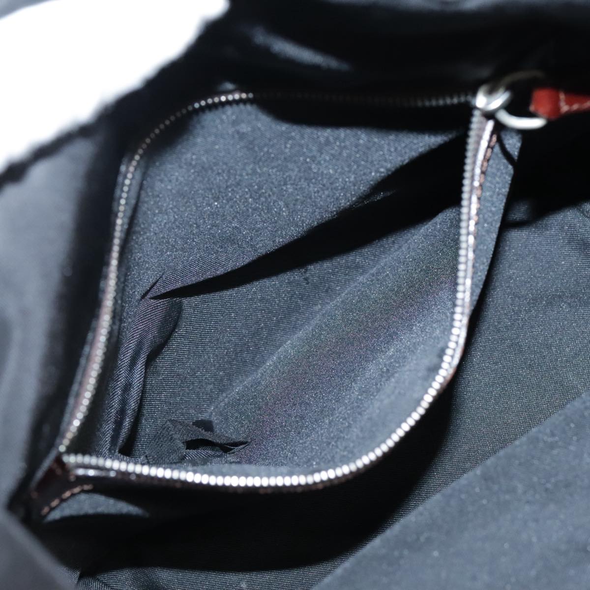 FENDI Hand Bag Nylon Black ep6199