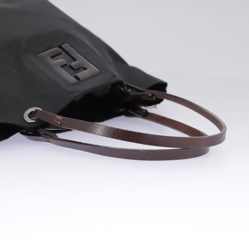 FENDI Hand Bag Nylon Black ep6199