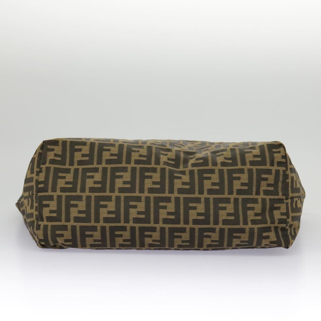 FENDI Zucca Canvas Tote Bag Brown Black ep6212