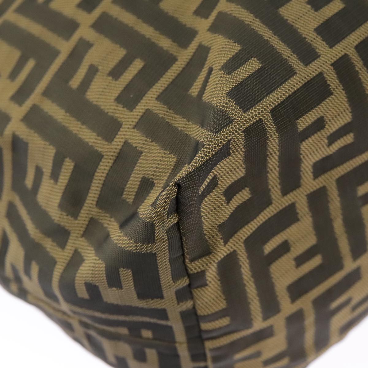 FENDI Zucca Canvas Tote Bag Brown Black ep6212