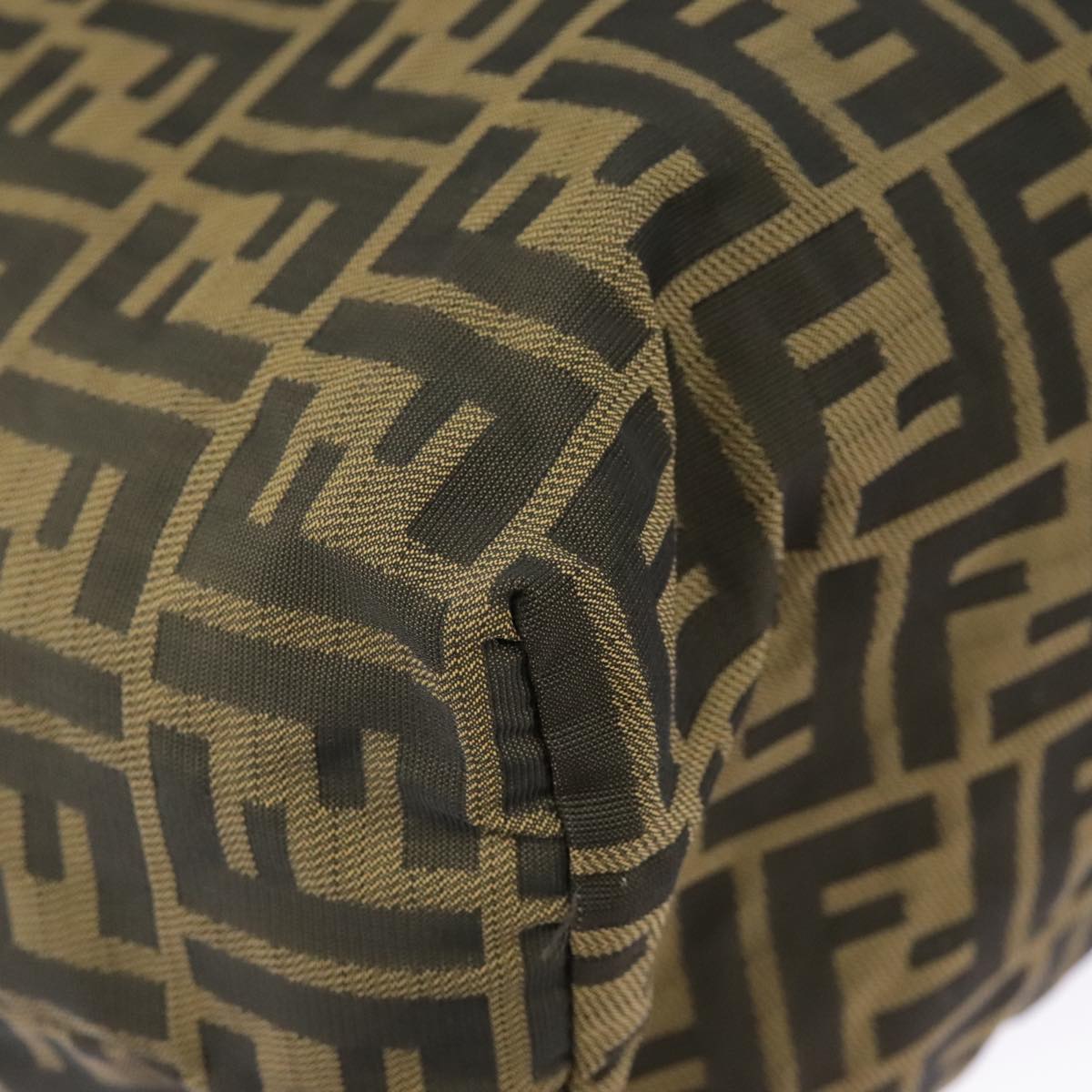 FENDI Zucca Canvas Tote Bag Brown Black ep6212