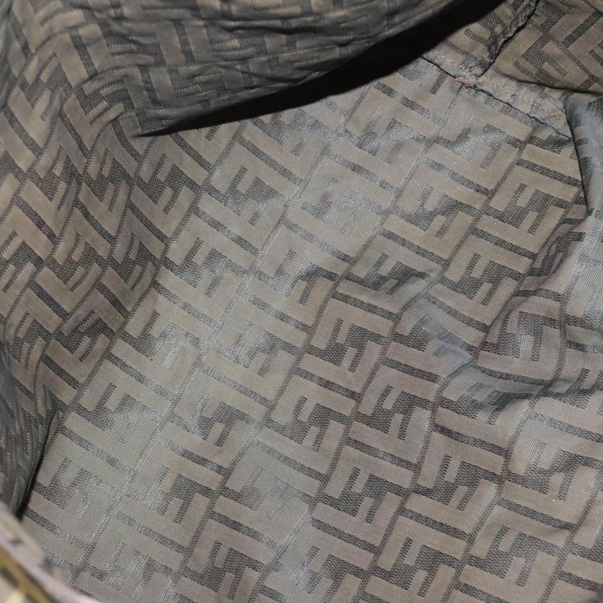 FENDI Zucca Canvas Tote Bag Brown Black ep6212