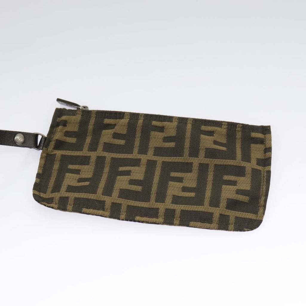 FENDI Zucca Canvas Tote Bag Brown Black ep6212