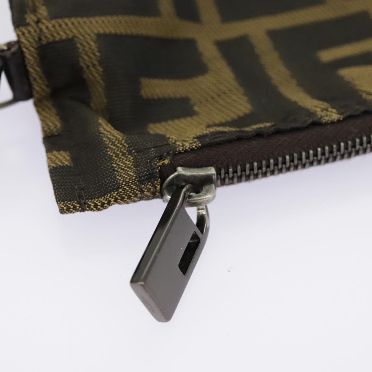 FENDI Zucca Canvas Tote Bag Brown Black ep6212