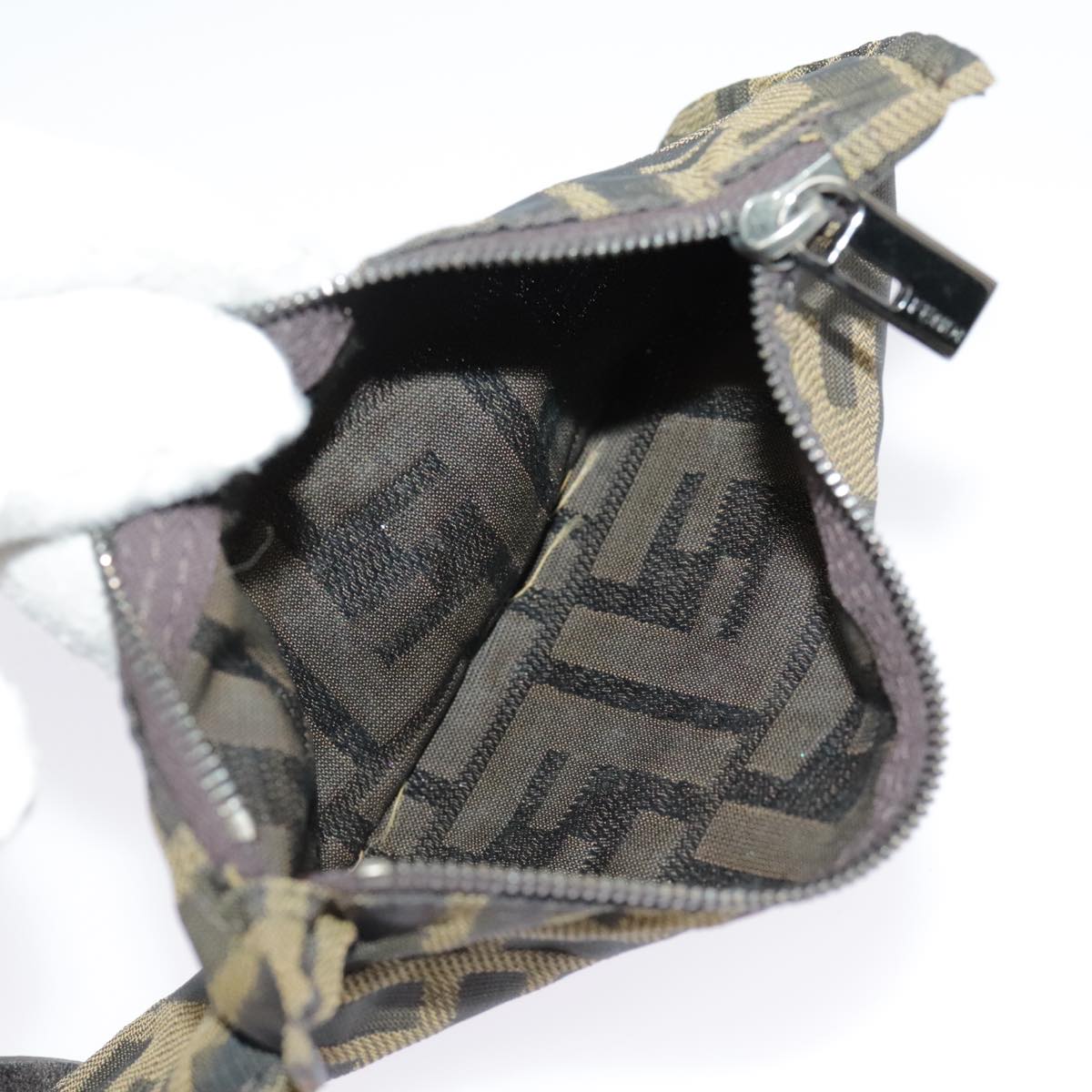 FENDI Zucca Canvas Tote Bag Brown Black ep6212