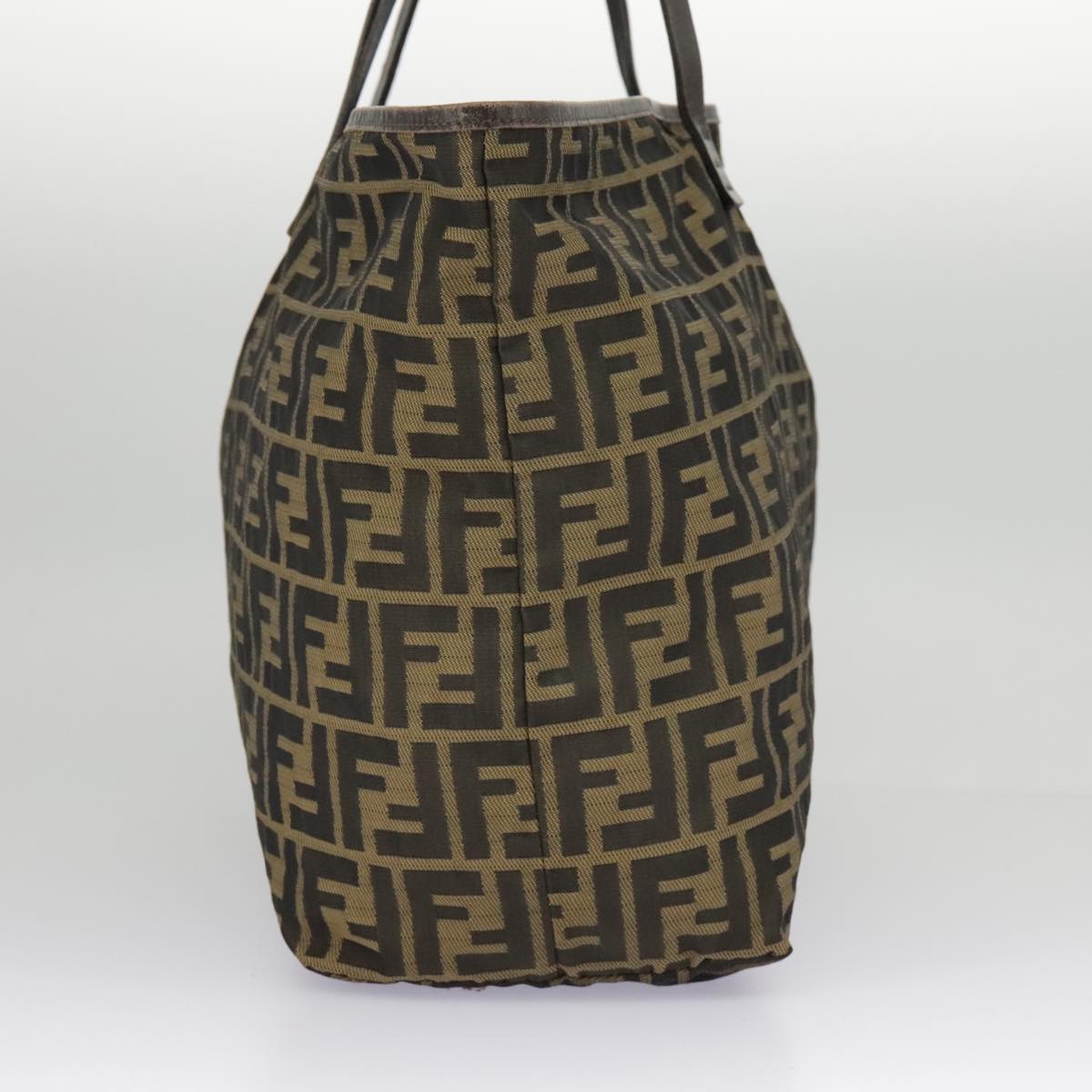 FENDI Zucca Canvas Tote Bag Brown Black ep6212