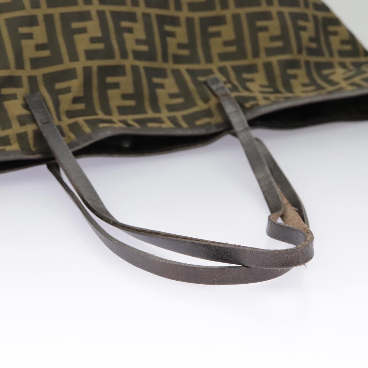 FENDI Zucca Canvas Tote Bag Brown Black ep6212