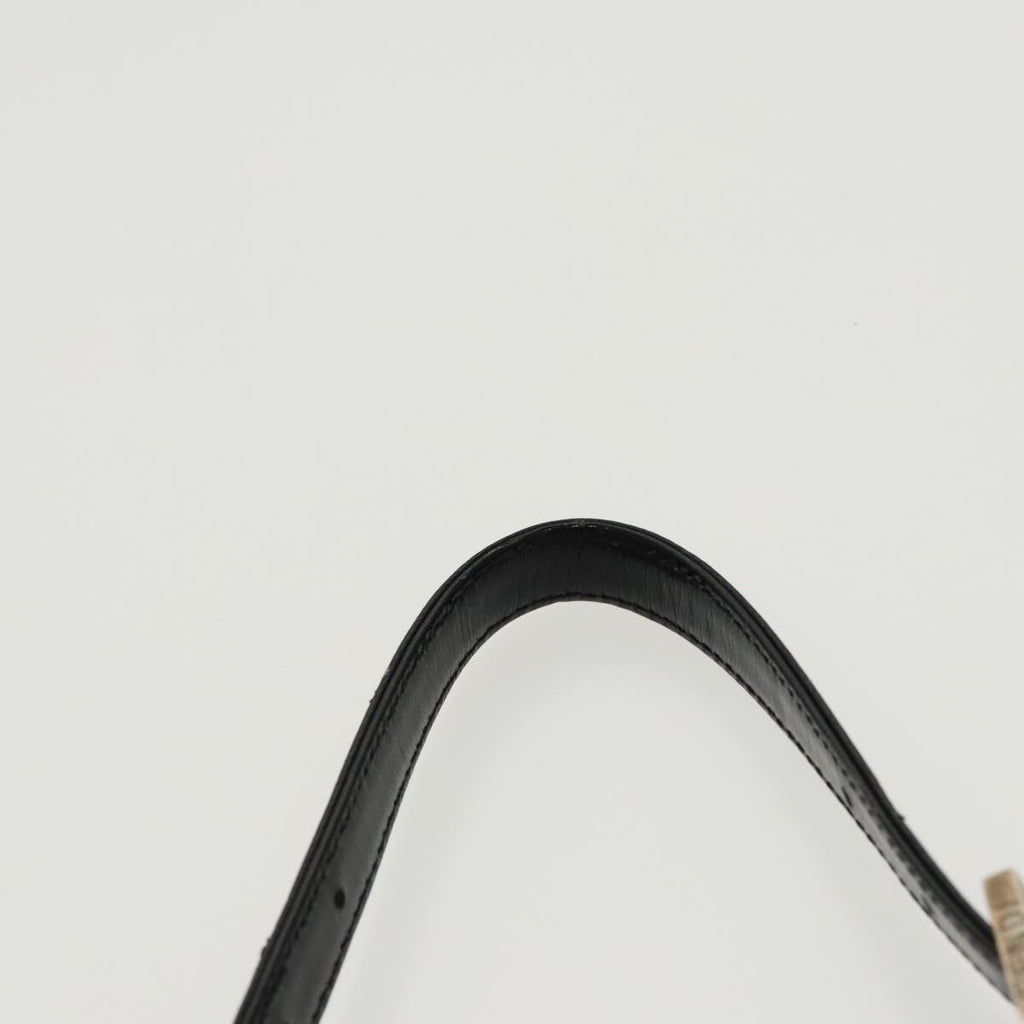 FENDI Mamma Baguette Shoulder Bag Nylon Black Silver ep6221