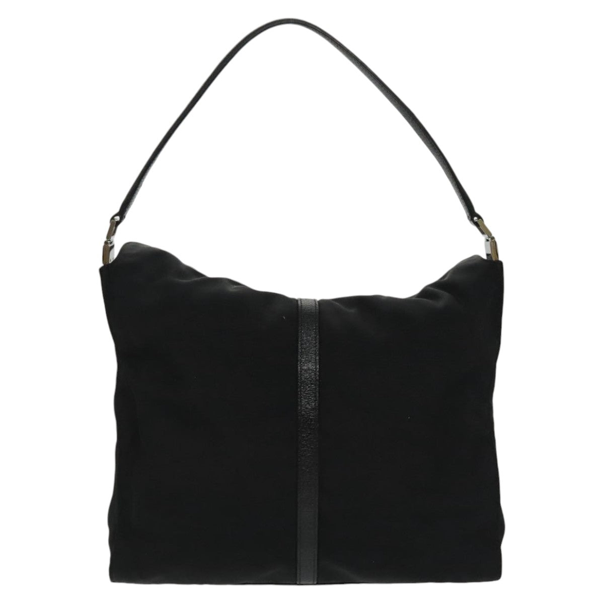 GUCCI Jackie Hand Bag Canvas Black Silver 001 3355 ep6257