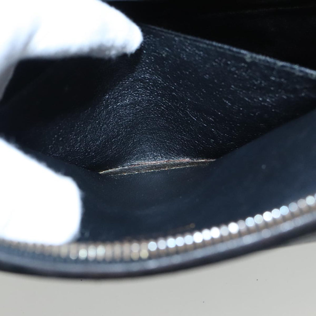 CHANEL Matelasse Chain Shoulder Bag Lamb Skin Black Gold CC ep6305