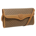 GUCCI Micro GG Supreme Shoulder Bag PVC Beige Gold ep6309