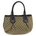 GUCCI GG Canvas Hand Bag Beige Gold 269953 ep6313