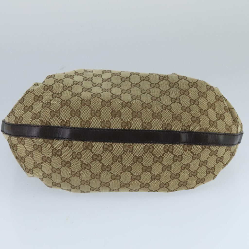 GUCCI GG Canvas Hand Bag Beige Gold 269953 ep6313