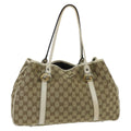 GUCCI GG Canvas GG Twins Tote Bag Beige Gold 232957 ep6314