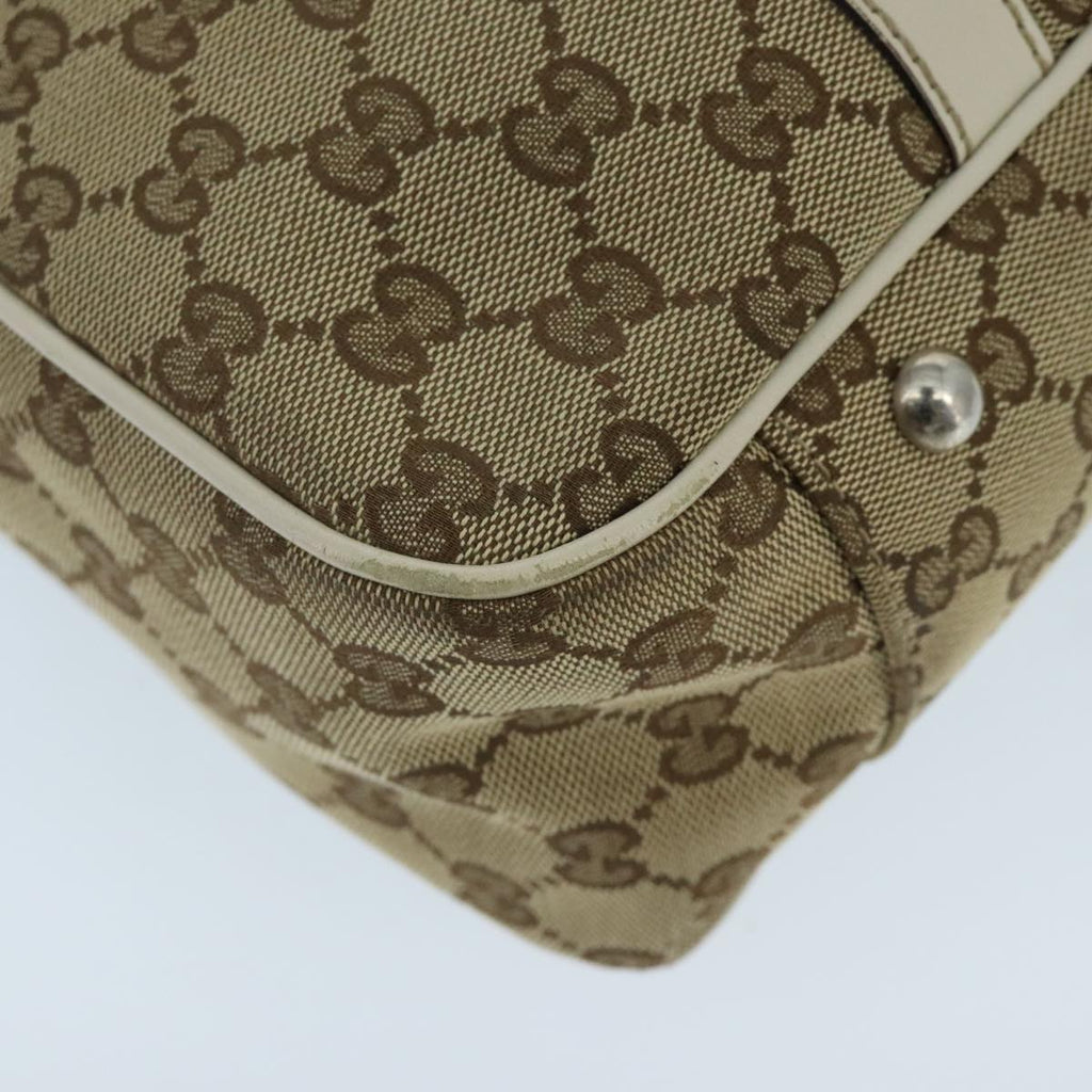 GUCCI GG Canvas GG Twins Tote Bag Beige Gold 232957 ep6314