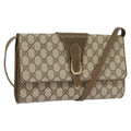 GUCCI GG Supreme Shoulder Bag PVC Beige Gold 904 02 050 ep6356