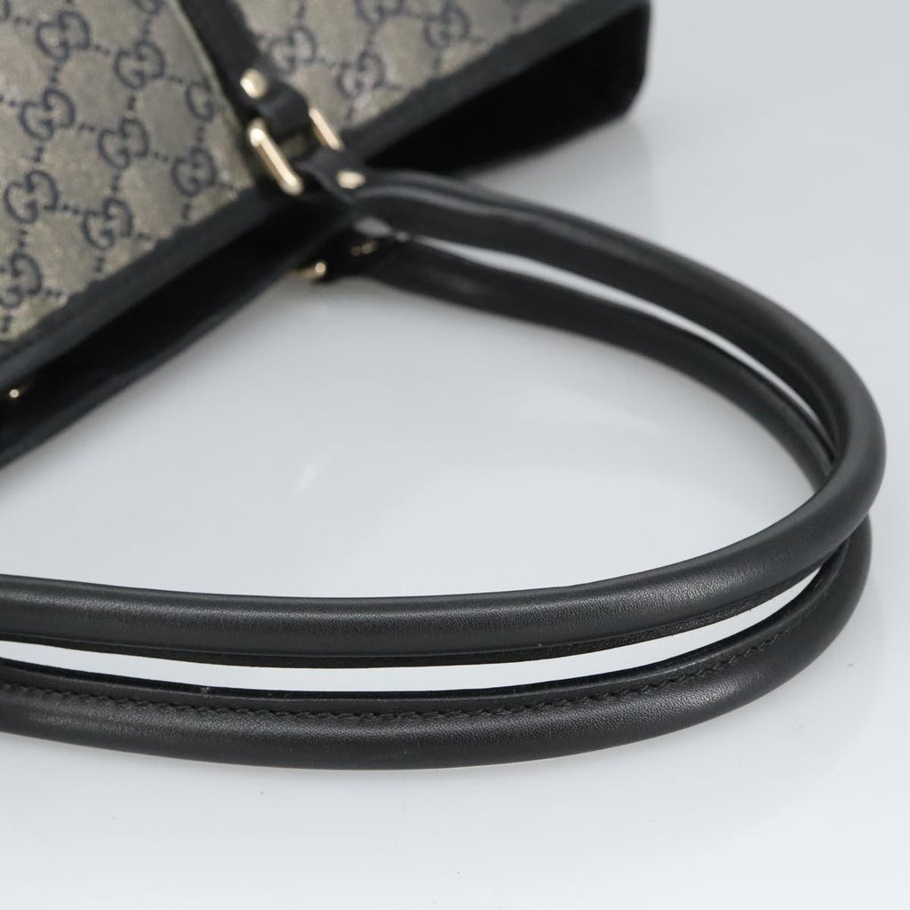 GUCCI GG Crystal Tote Bag Navy Gold 197954 ep6395