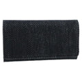 CHANEL Deauville line Long Wallet Canvas Navy Gold CC ep6417