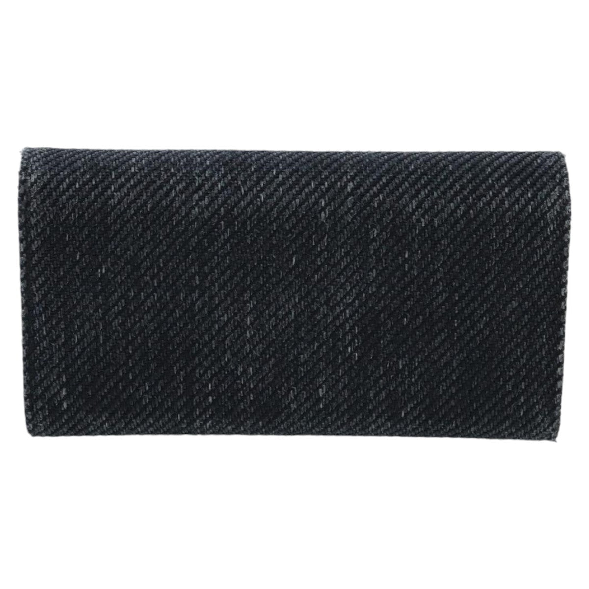 CHANEL Deauville line Long Wallet Canvas Navy Gold CC ep6417