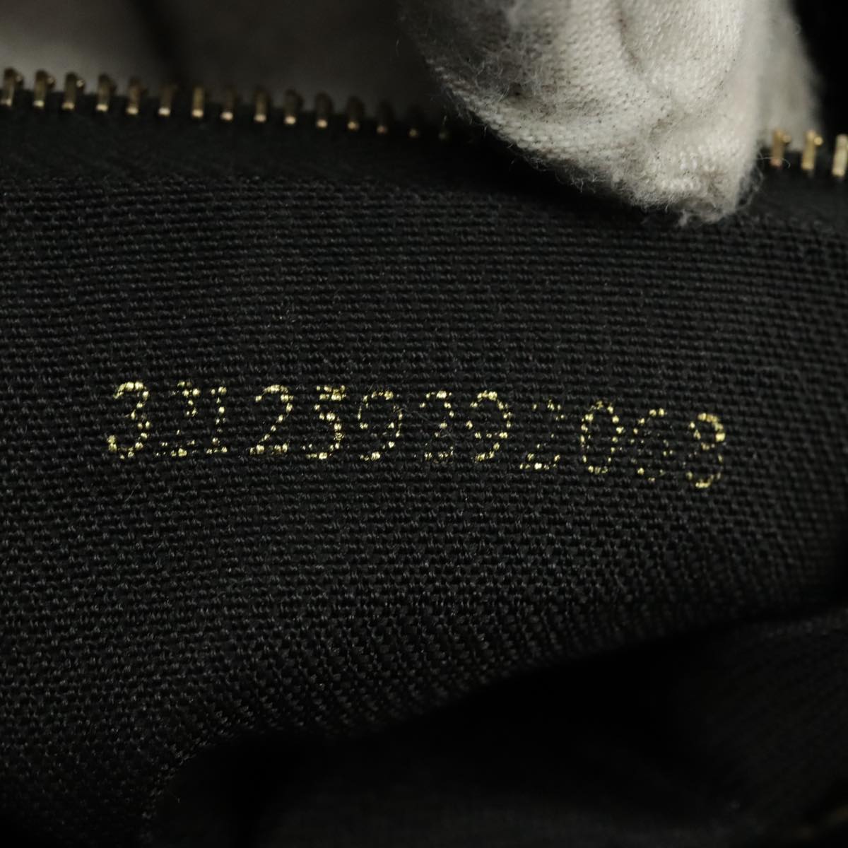 FENDI Pecan Canvas Backpack Brown Black gold ep6451