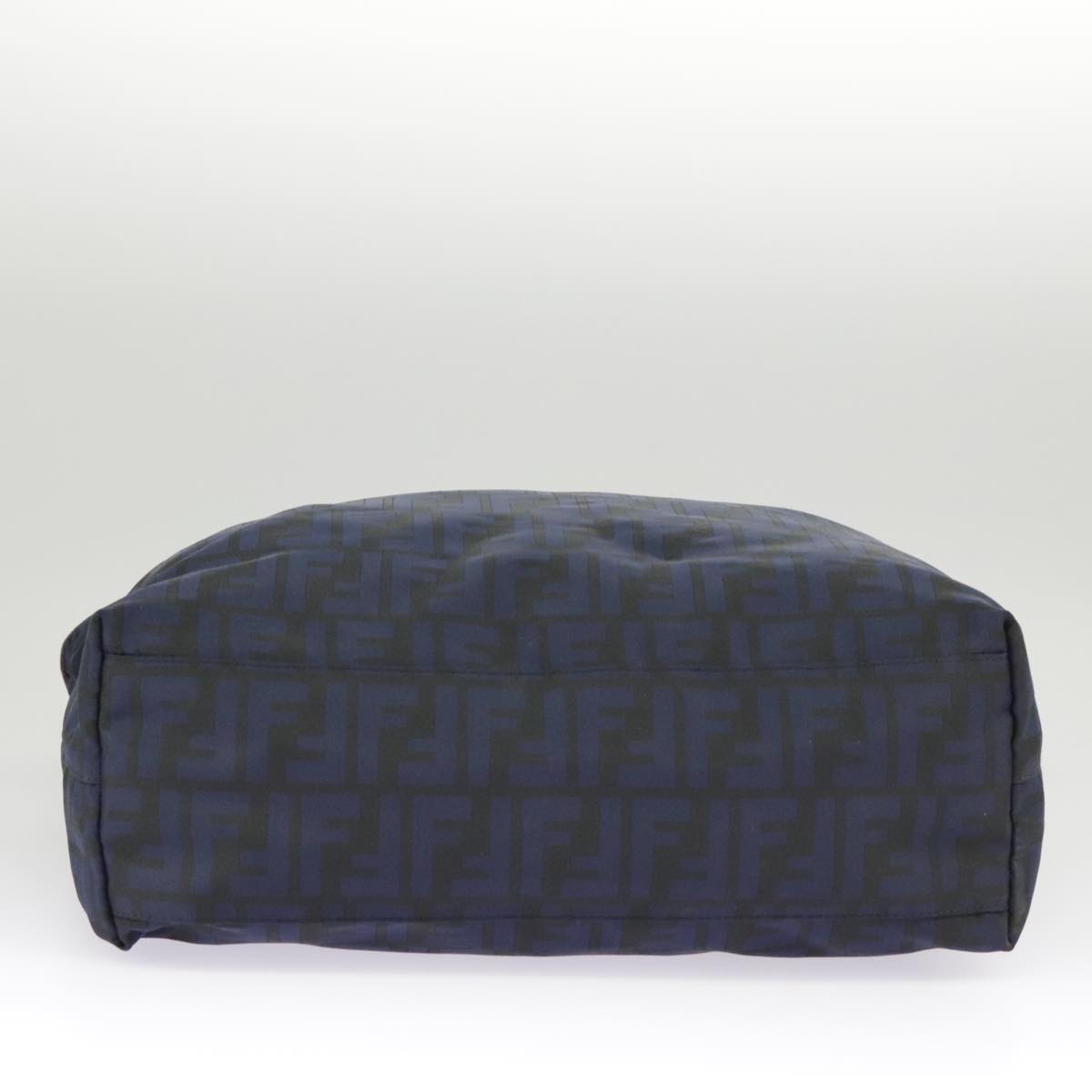FENDI Zucca Canvas Tote Bag Gold Navy ep6478