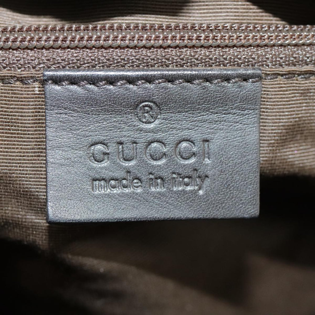 GUCCI GG Canvas Hand Bag Brown 76554 ep6486