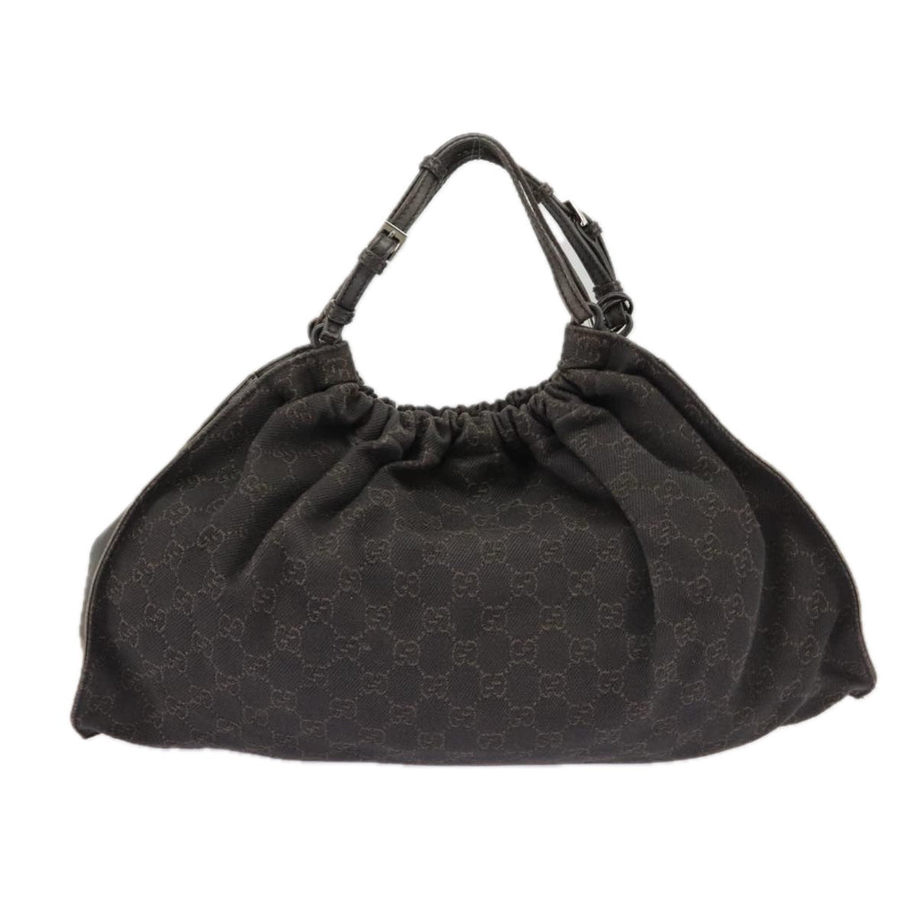 GUCCI GG Canvas Hand Bag Brown 76554 ep6486