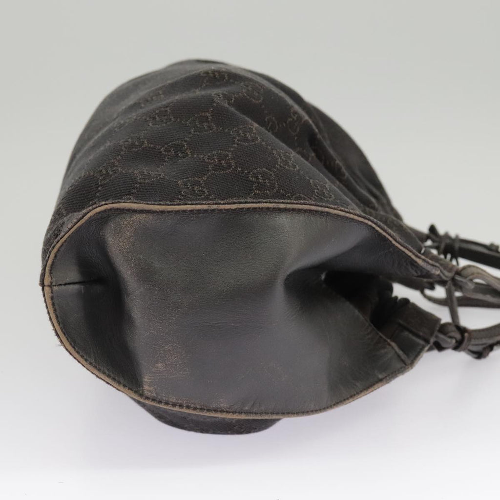 GUCCI GG Canvas Hand Bag Brown 76554 ep6486