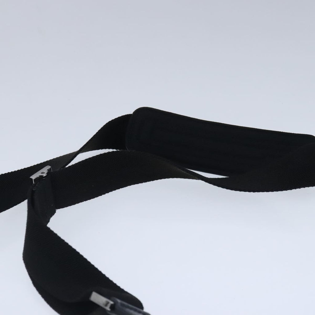 GUCCI Shoulder Bag Canvas Black 122793 ep6492