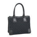 GUCCI GG Canvas Hand Bag Black Silver 000 0855 ep6498