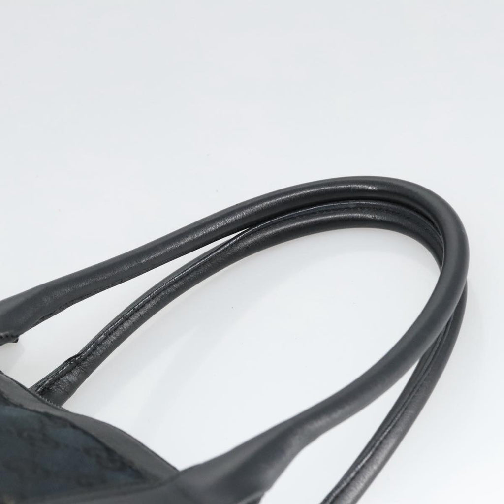 GUCCI GG Canvas Hand Bag Black Silver 000 0855 ep6498