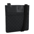 GUCCI GG Canvas Shoulder Bag Black Silver 27639 ep6499