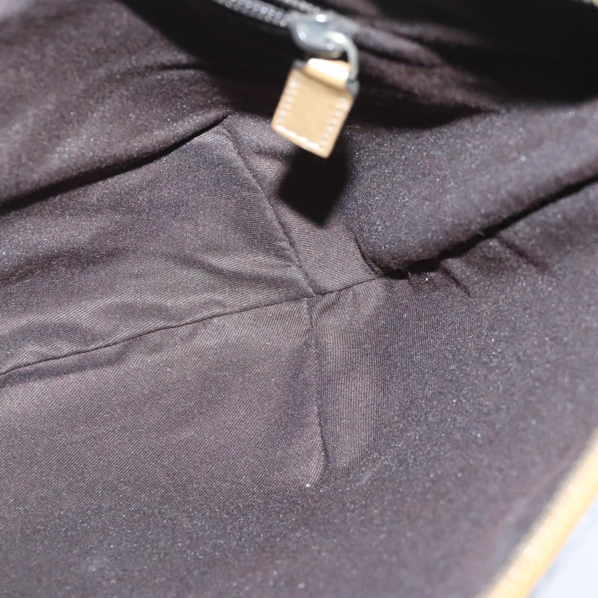 GUCCI GG Crystal Sherry Line Bag Coated Canvas Gold Tone 181092 ep6508