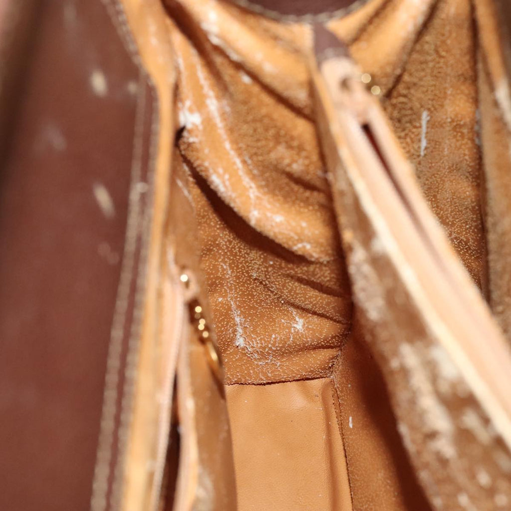 GUCCI Bamboo Hand Bag Leather Brown Gold 002 1186 0260 ep6509