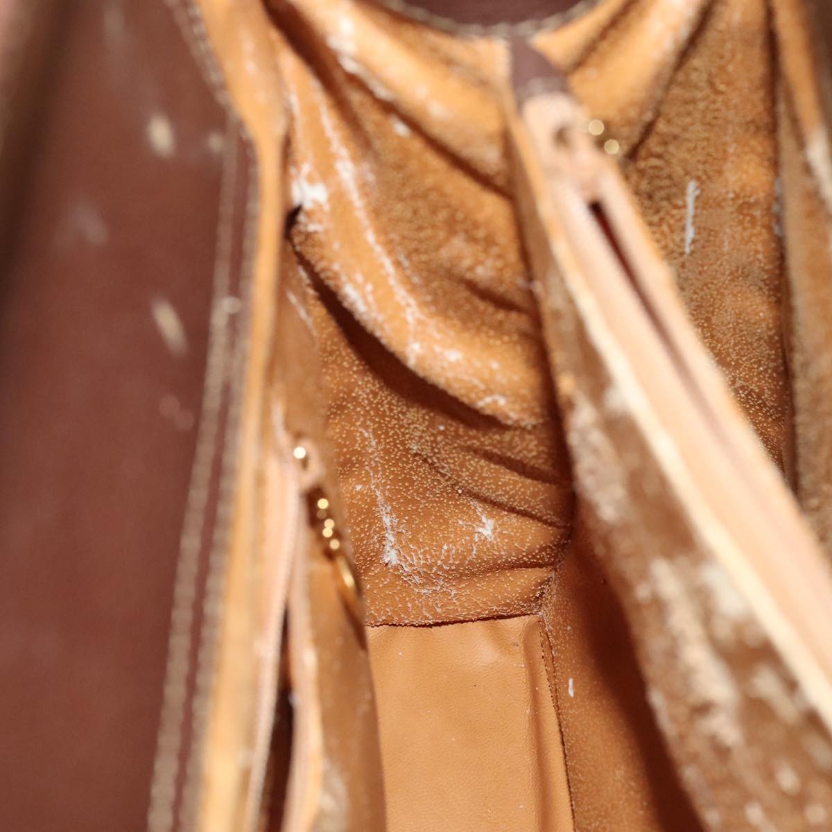 GUCCI Bamboo Hand Bag Leather Brown Gold 002 1186 0260 ep6509