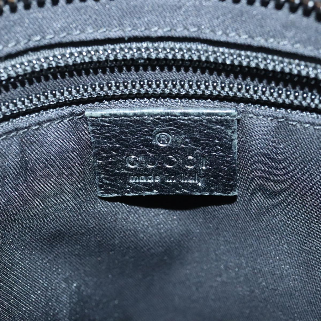 GUCCI GG Canvas Shoulder Bag Black 122793 ep6514