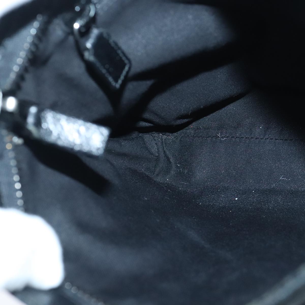 GUCCI GG Canvas Shoulder Bag Black 122793 ep6514