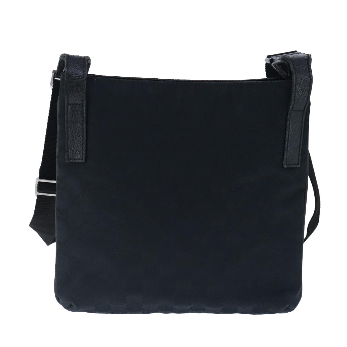 GUCCI GG Canvas Shoulder Bag Black 122793 ep6514