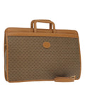 GUCCI Micro GG Canvas Hand Bag PVC Leather 2way Beige ep6523
