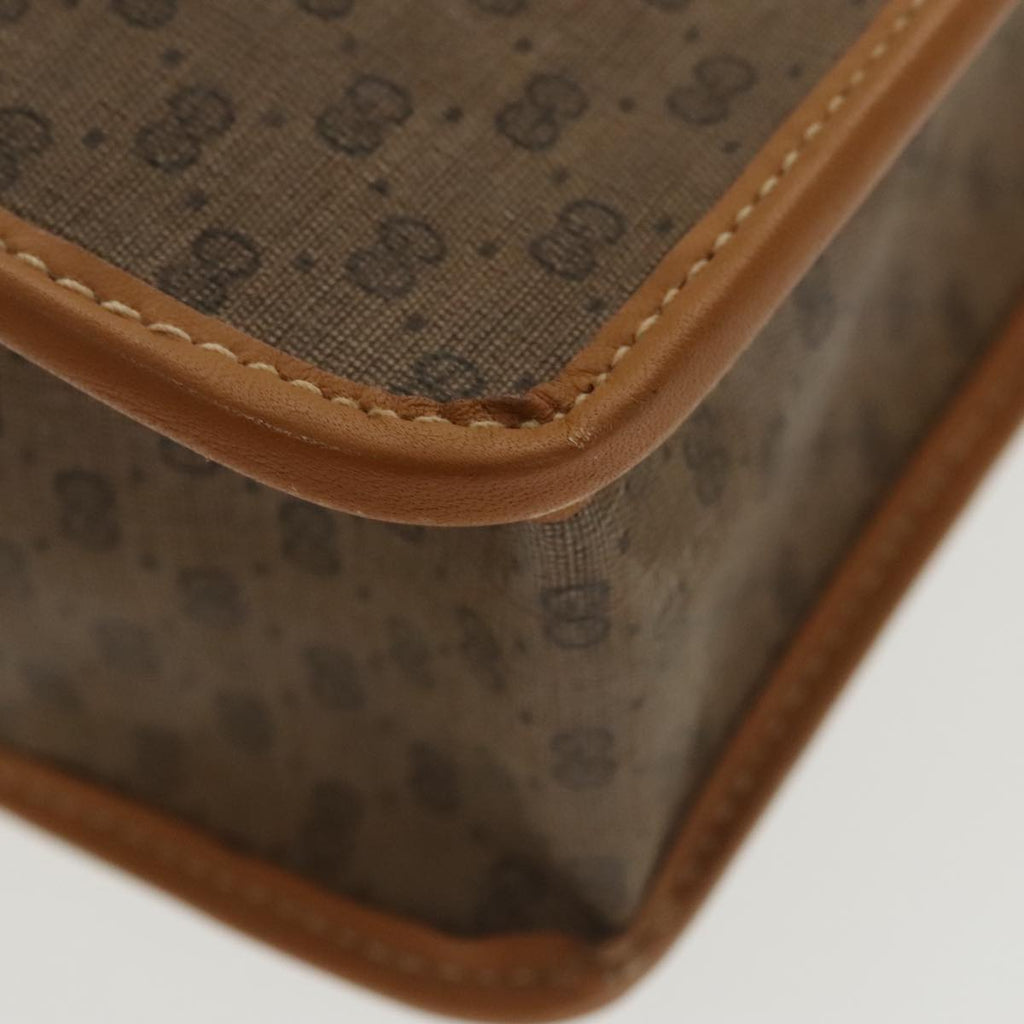 GUCCI Micro GG Canvas Hand Bag PVC Leather 2way Beige ep6523
