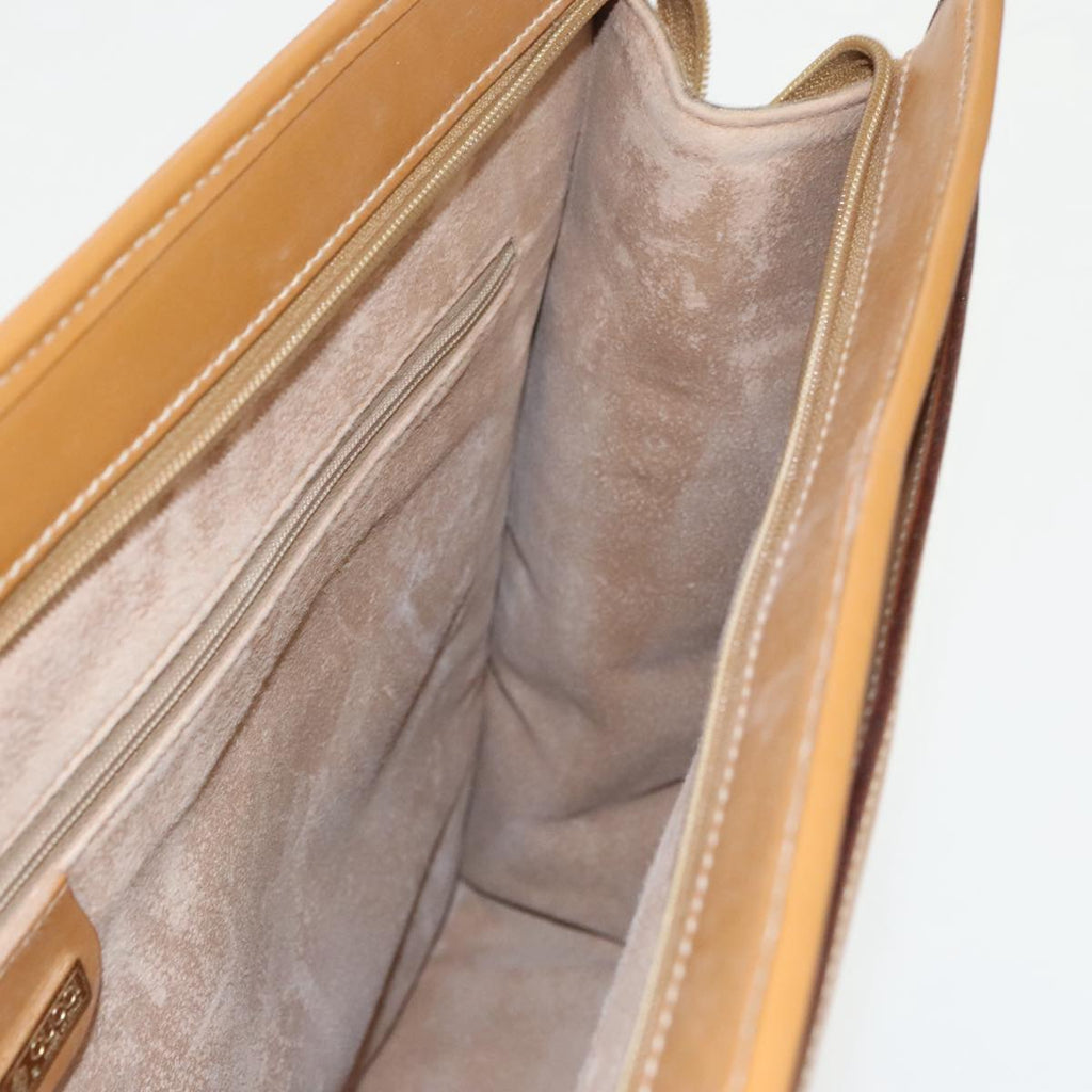 GUCCI Micro GG Canvas Hand Bag PVC Leather 2way Beige ep6523