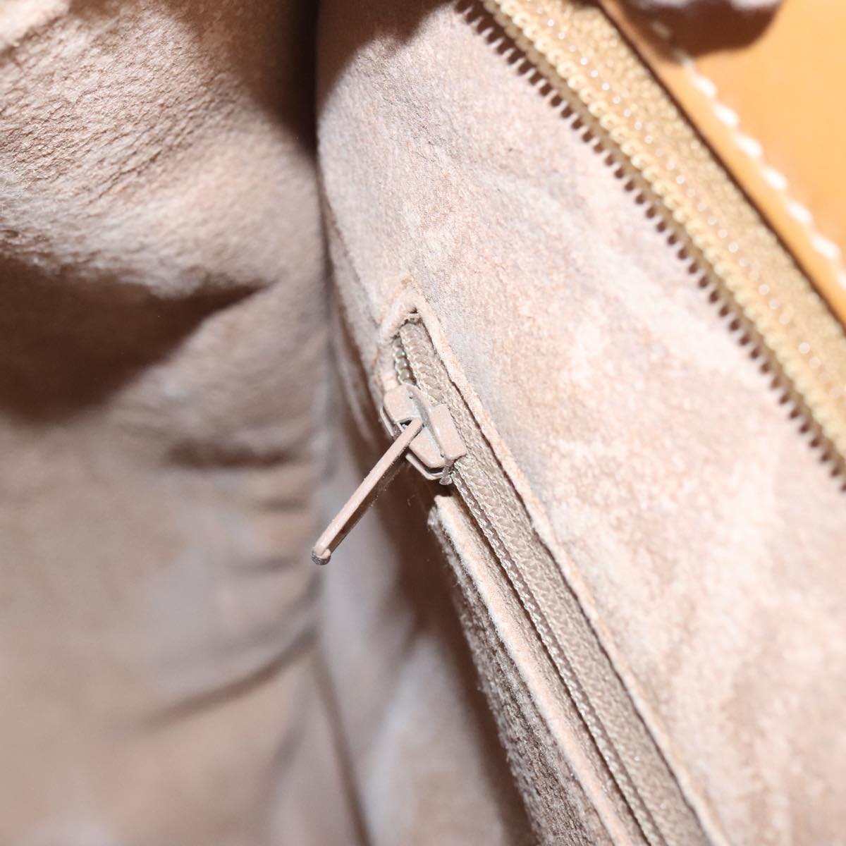 GUCCI Micro GG Canvas Hand Bag PVC Leather 2way Beige ep6523